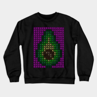 Pixelated Avacado Crewneck Sweatshirt